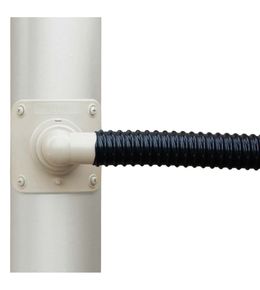 Collecteur d'eau sable pour gouttière circulaire pour descente circulaire 80 mm