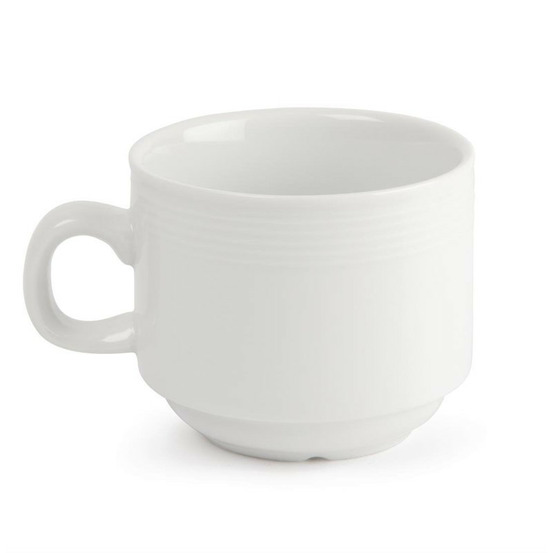 Tasse à thé empilable linear 200 ml - lot par 12 - olympia