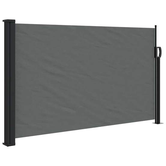 Store latéral rétractable anthracite 120 x 500 cm