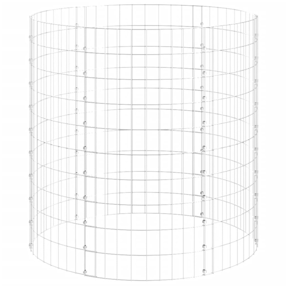 Composteur de jardin ø100x100 cm acier galvanisé