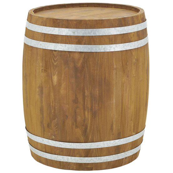 Tonneau en bois vieilli