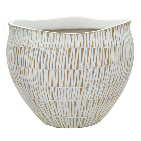 Cache-pot déco en résine