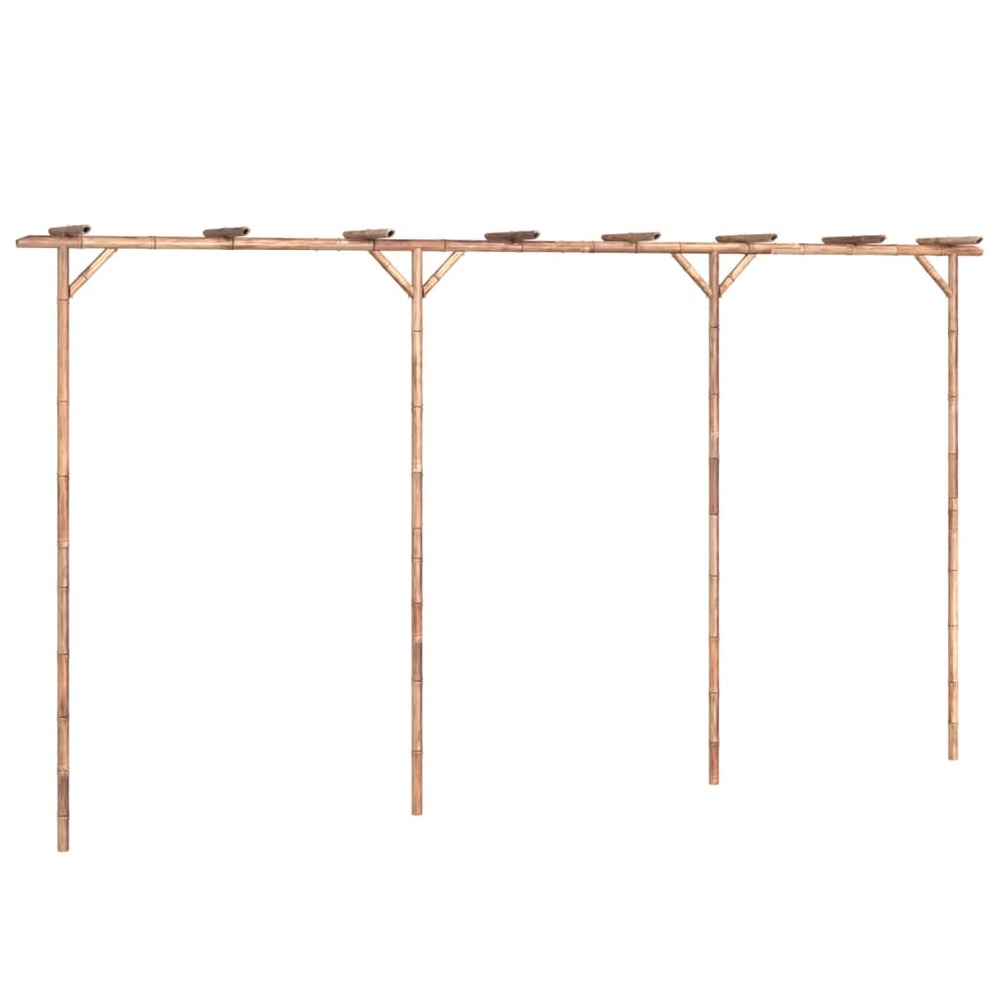 Pergola bambou 385x40x205 cm