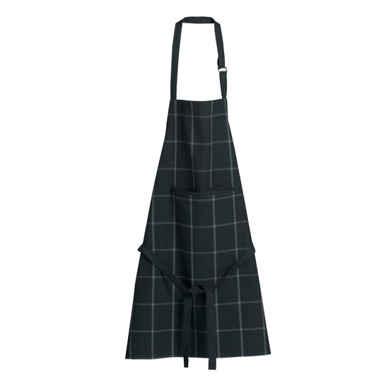 Tablier de cuisine recycle doha noir 80 x 85 cm