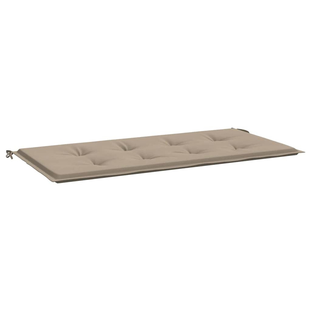 Coussin de banc de jardin taupe 100x50x4 cm tissu oxford