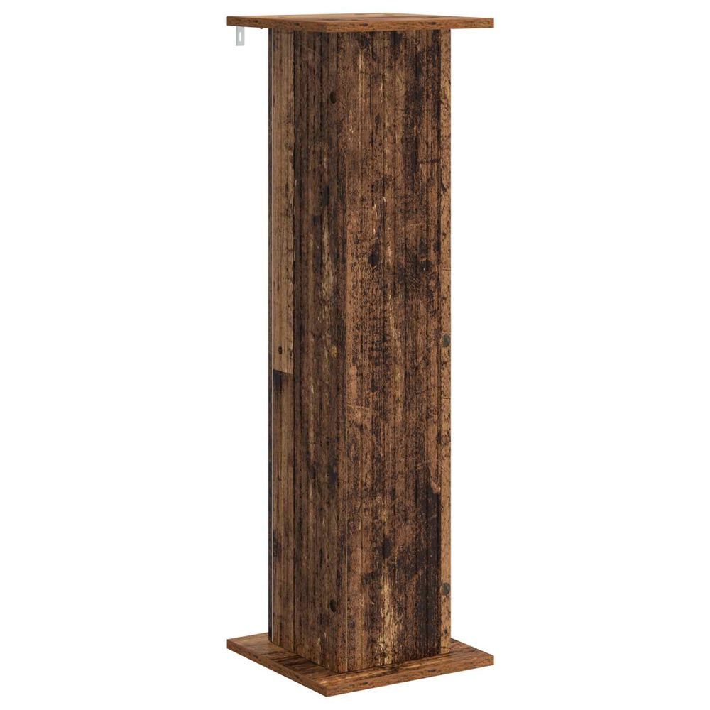 Support de plante bois ancien 30,5 x 30 x 100,5 cm