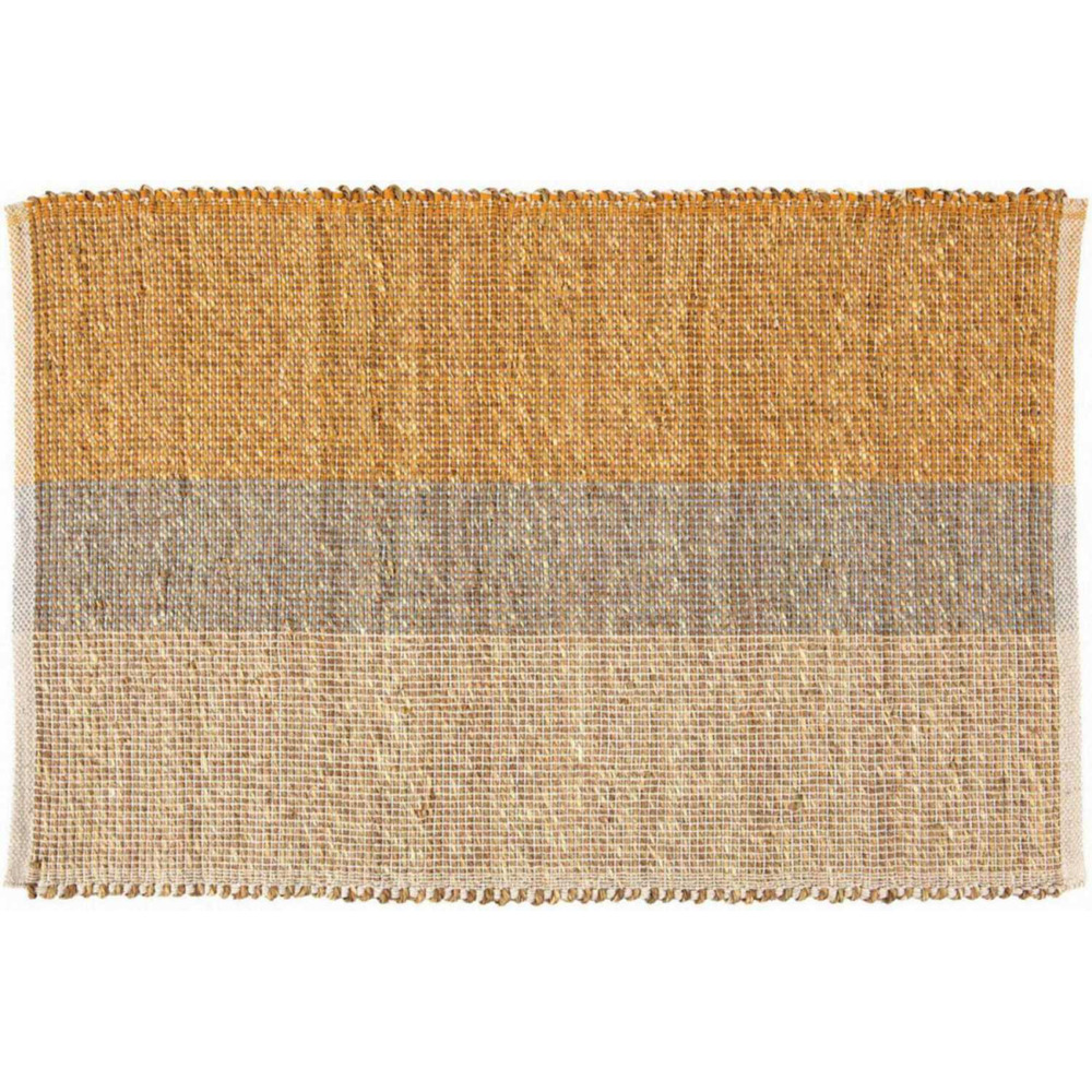 Tapis en jonc de mer karan mirabelle 60 x 90 cm