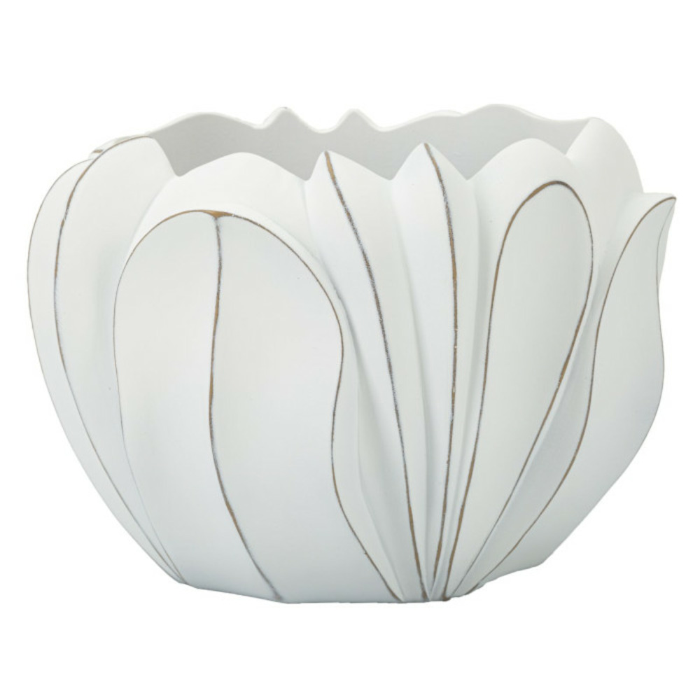 Cache-pot déco en résine 