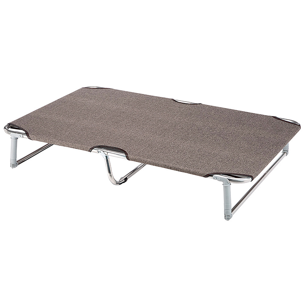 Ferplast lit pliable pour chiens dream 115, avec structure solide en aluminium avec élastiques renforcés, toile en tissu, 119 x 79
