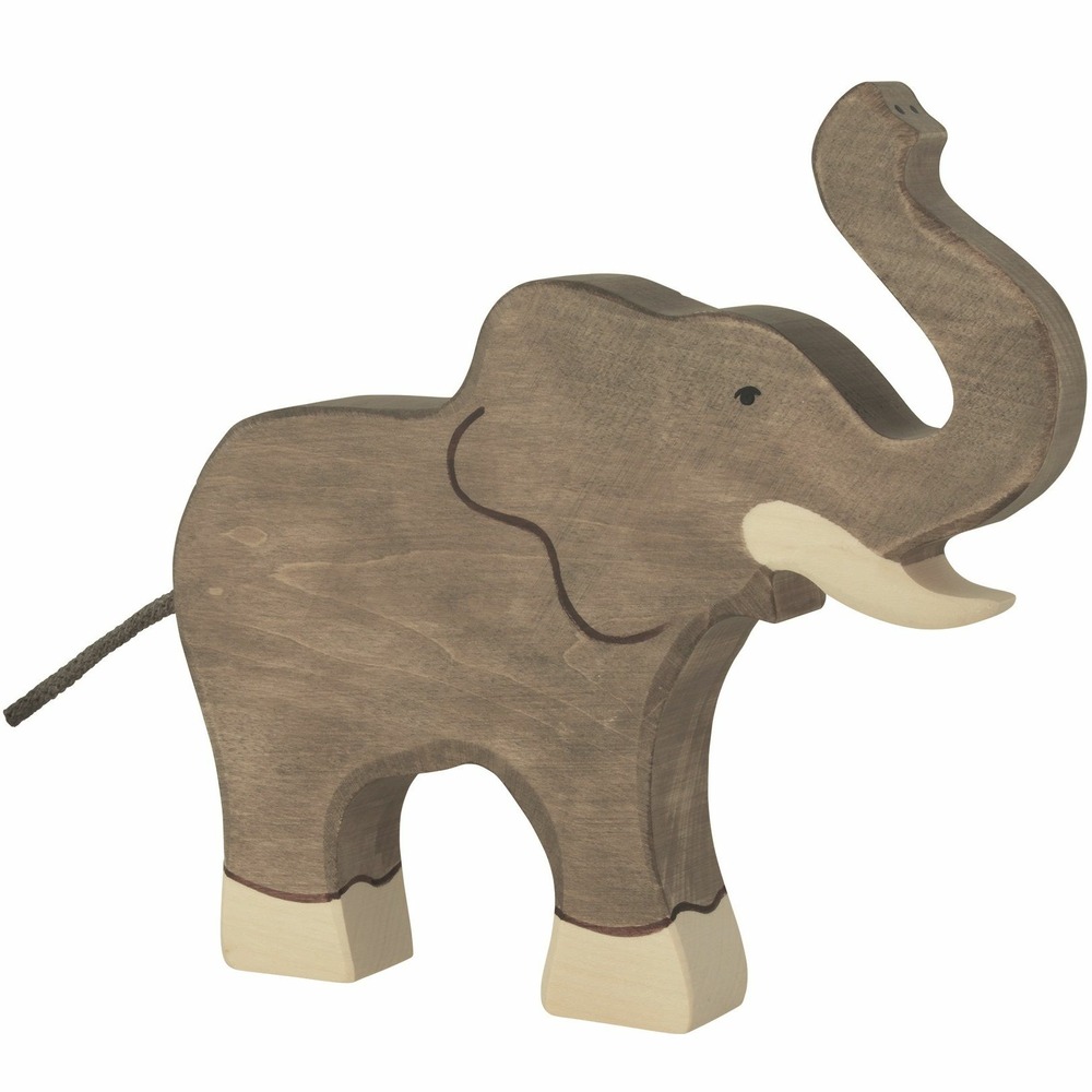 Figurine eléphant, trompe haute