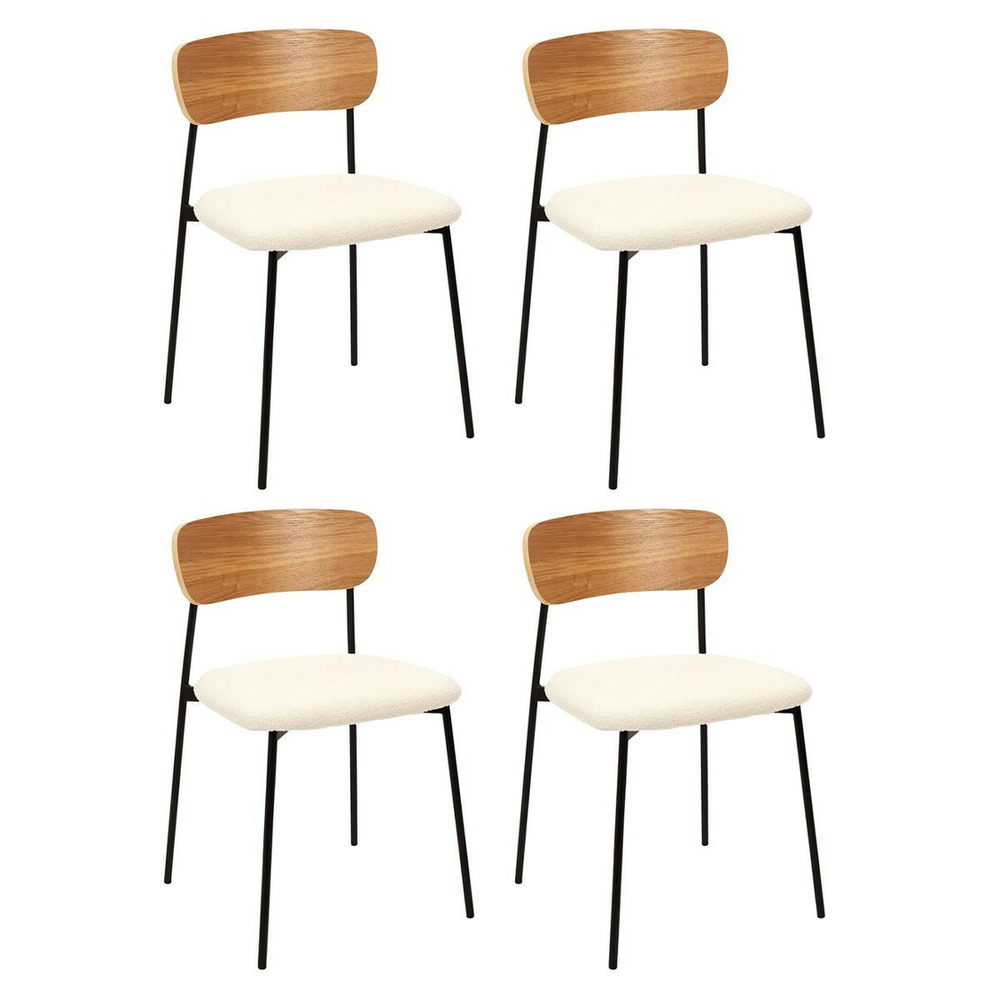 Lot de 4 chaises scandinaves 