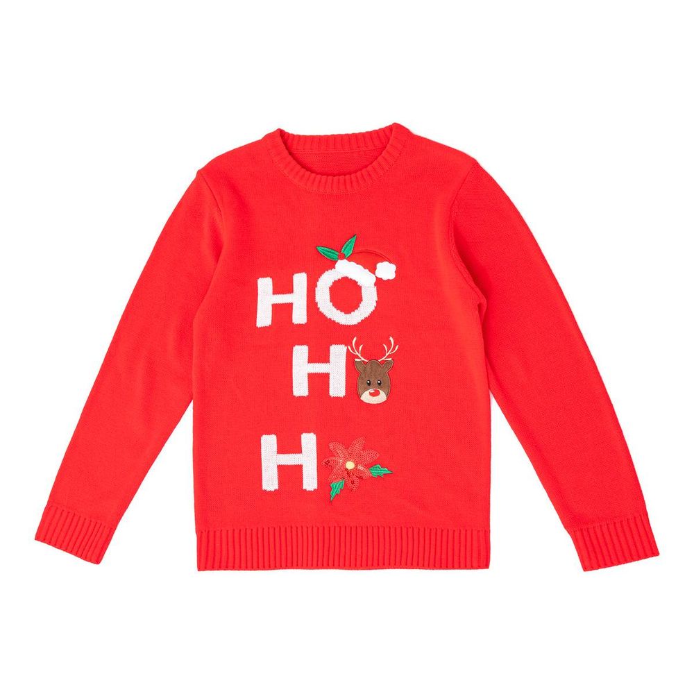 Pulle de noël femme renne hohoho 2 assortiments