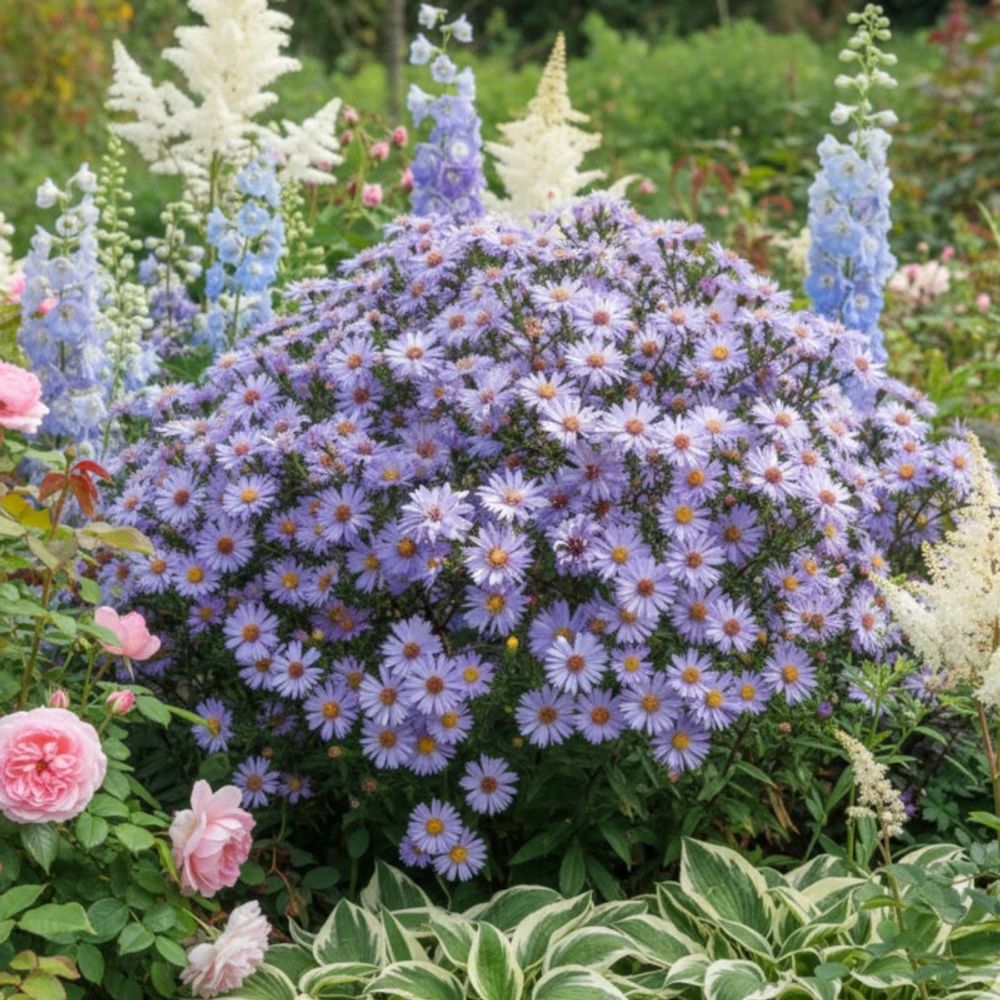 Aster d'automne lady in blue, aster dumosus godet - 5/20 cm