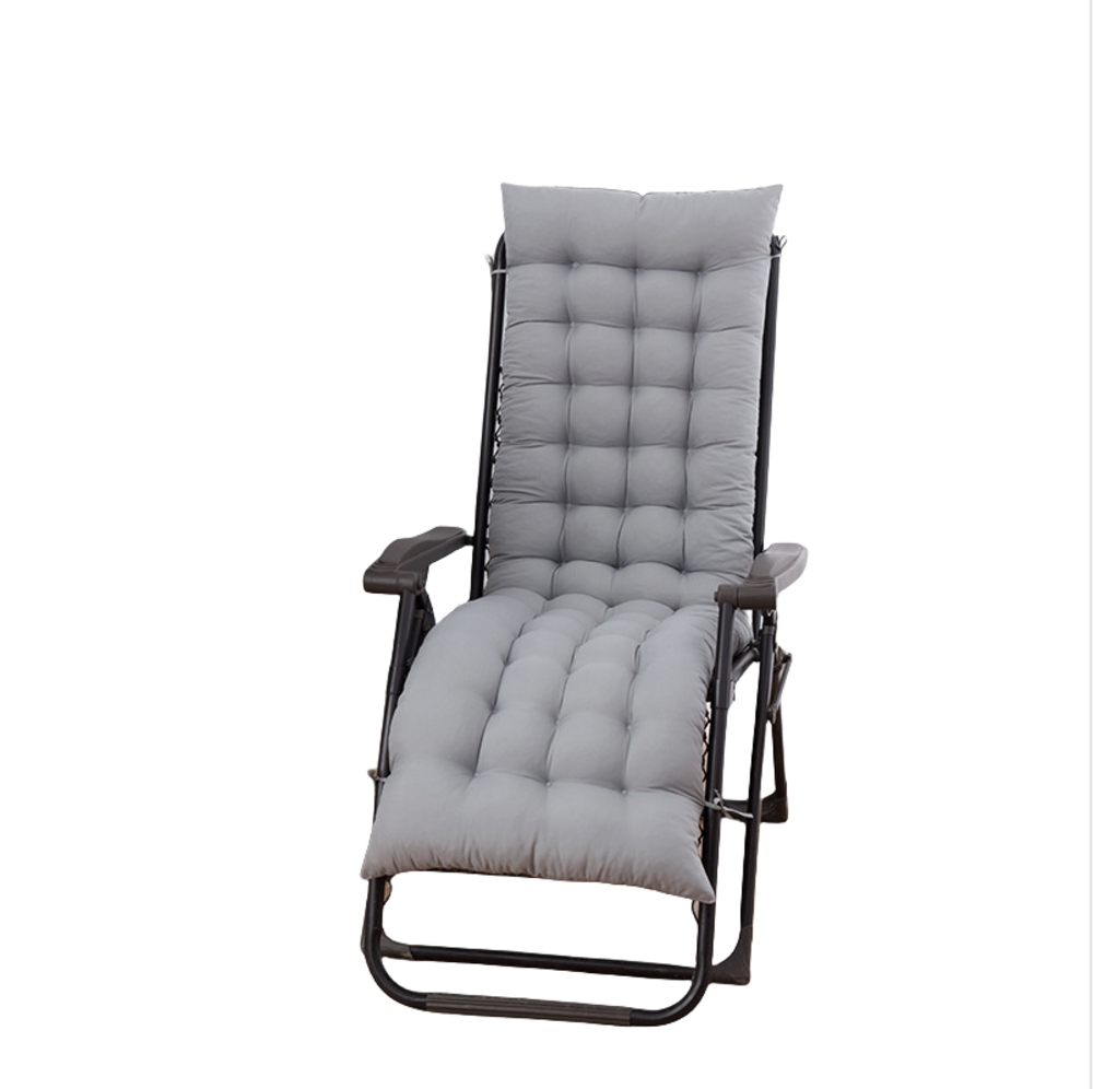 Coussin de chaise inclinable confortable gris argenté, 48*165cm