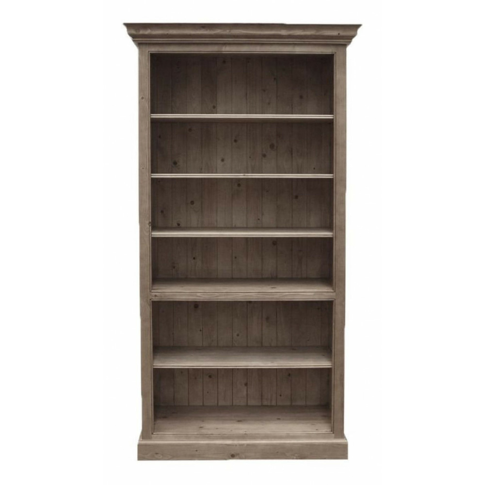 Bibliothèque modulable bois marron - natural interior's