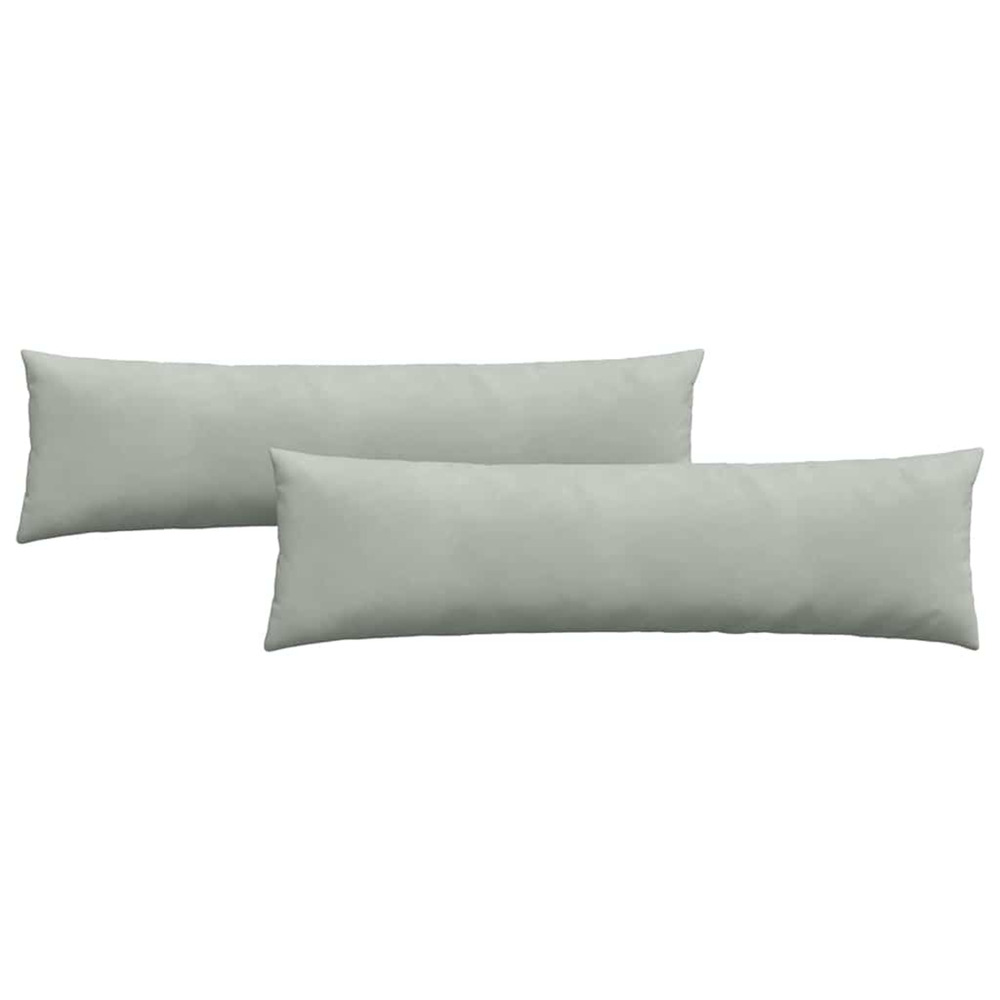 Coussins de canapé 2 pcs gris clair 145 x 40 cm