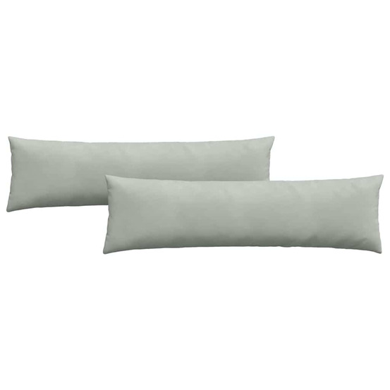 Coussins de canapé 2 pcs gris clair 145 x 40 cm