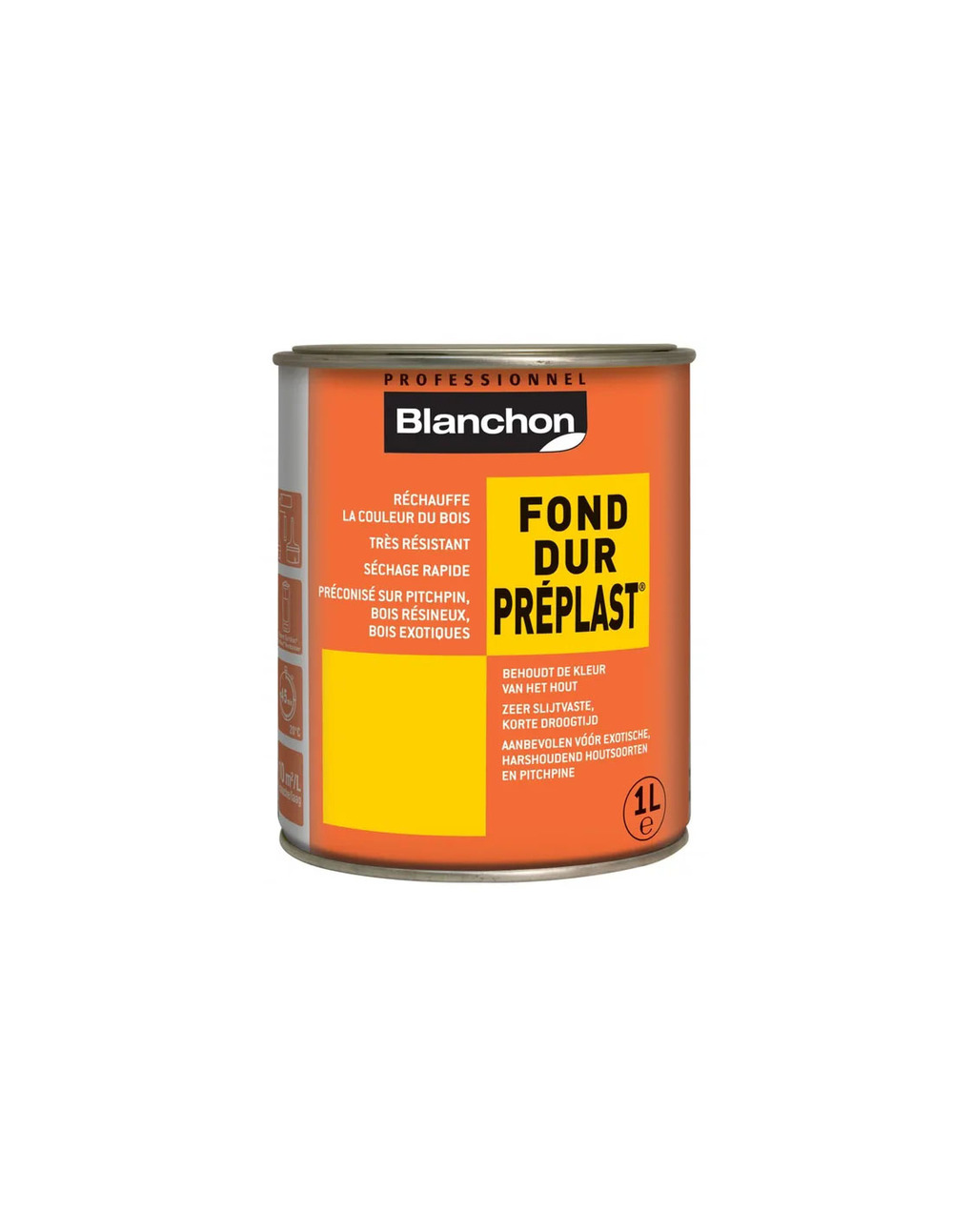 Fond dur préplast 1l - blanchon