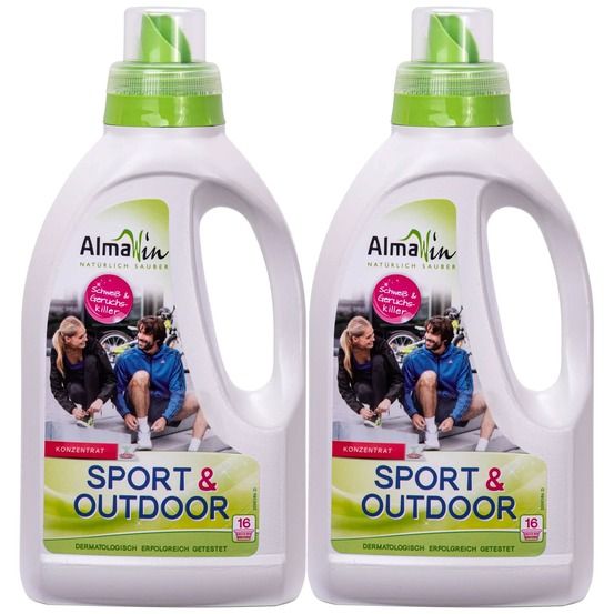 Lessive sport, lessive vêtements de sport, 2 x 750 ml, lessive technique