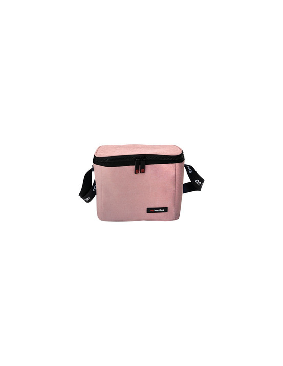 Sac isotherme lunch bag 4 l rose chiné - on the go - iris