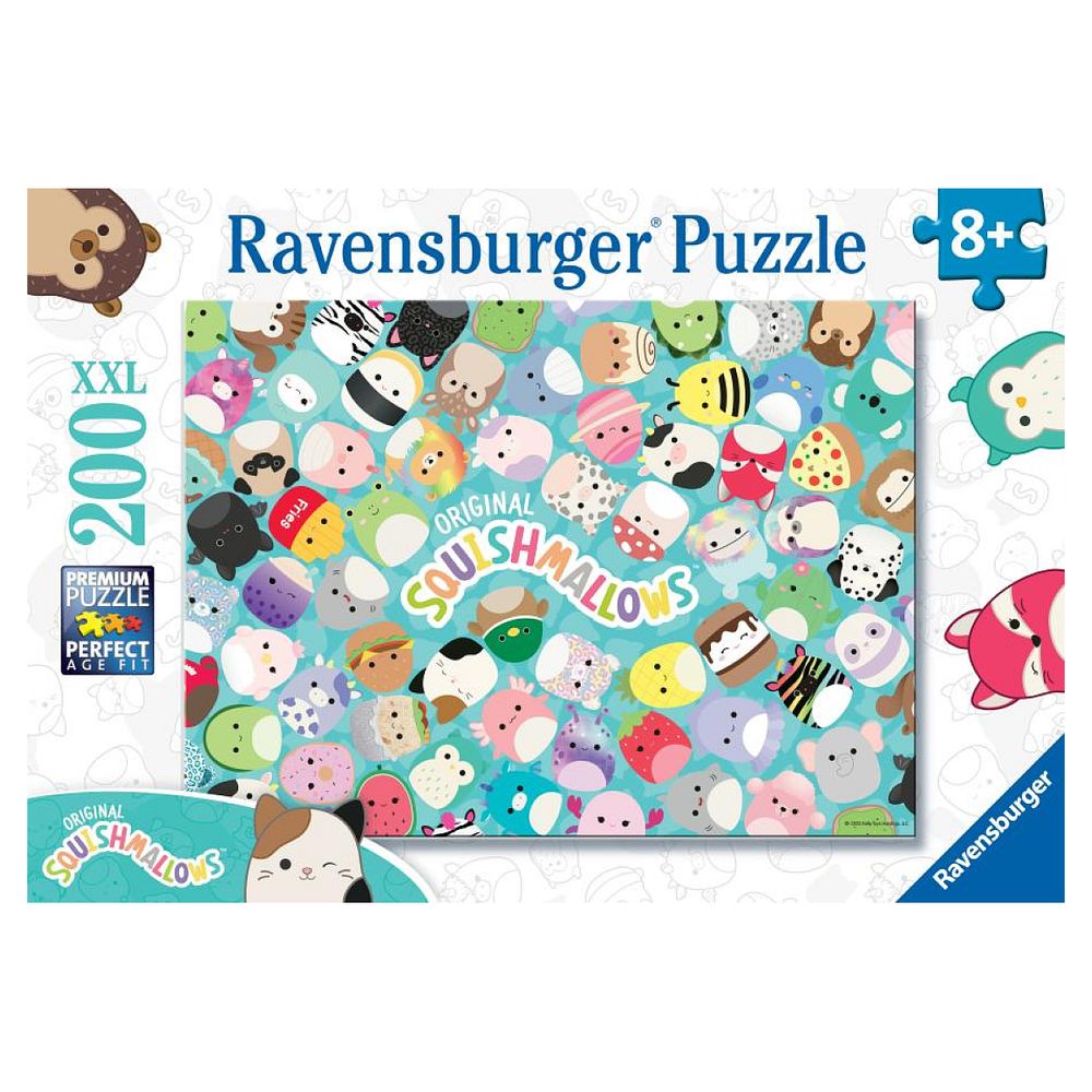 Puzzle 200 p xxl - une journée avec squishmallows