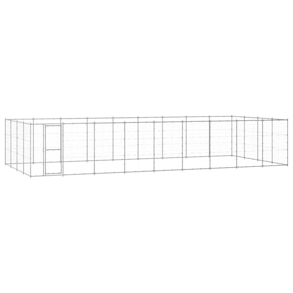 Chenil extérieur acier galvanisé 43,56 m²