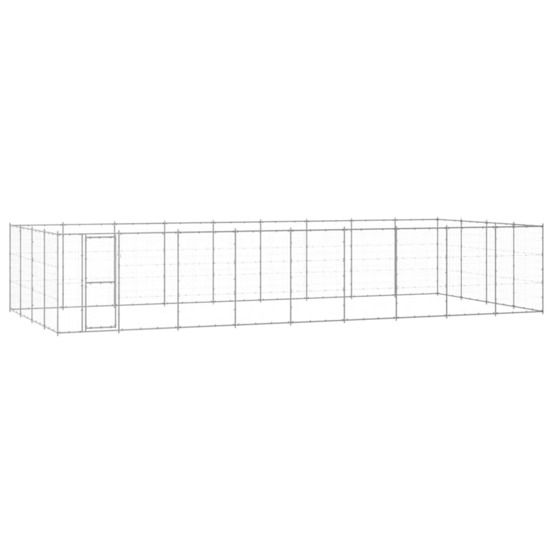 Chenil extérieur acier galvanisé 43,56 m²