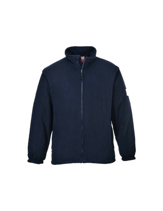 Polaire antistatique et retardateur de flamme couleur : marine taille s - portwest