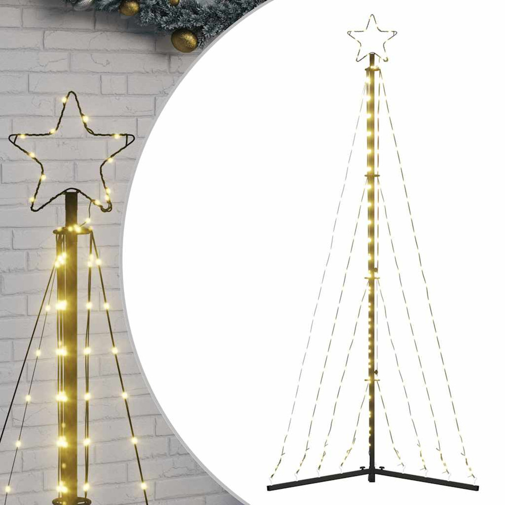 Sapin de noël à led 339 led blanc chaud 182 cm