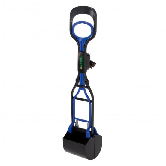 Pelle à fumier pour animaux de compagnie 71x13x14cm bleu et noir