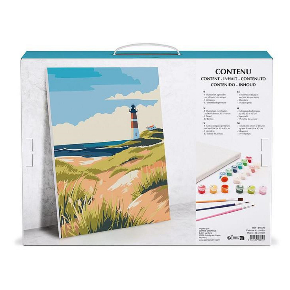 Peinture au numero 30x40 cm - phare