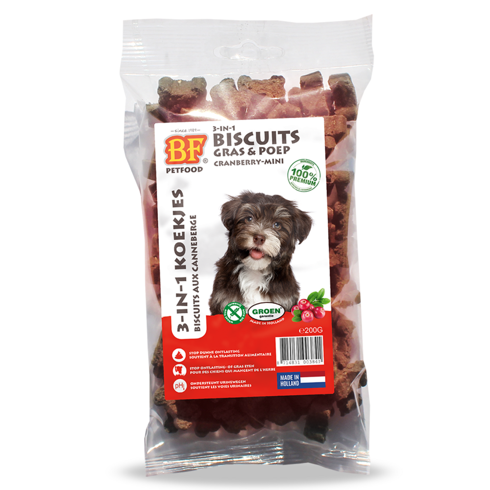 Biscuits cranberry pour chien, 200g