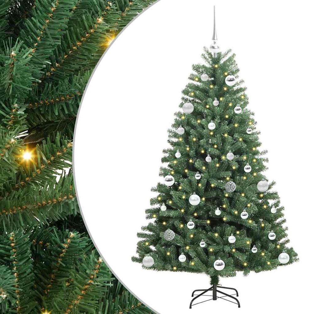 Sapin de noël artificiel à branches articulées vert 150 cm