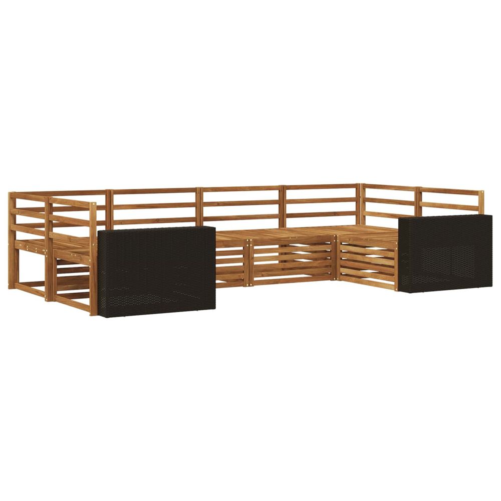 Ensemble de canapés d'extérieur 6 pc naturel