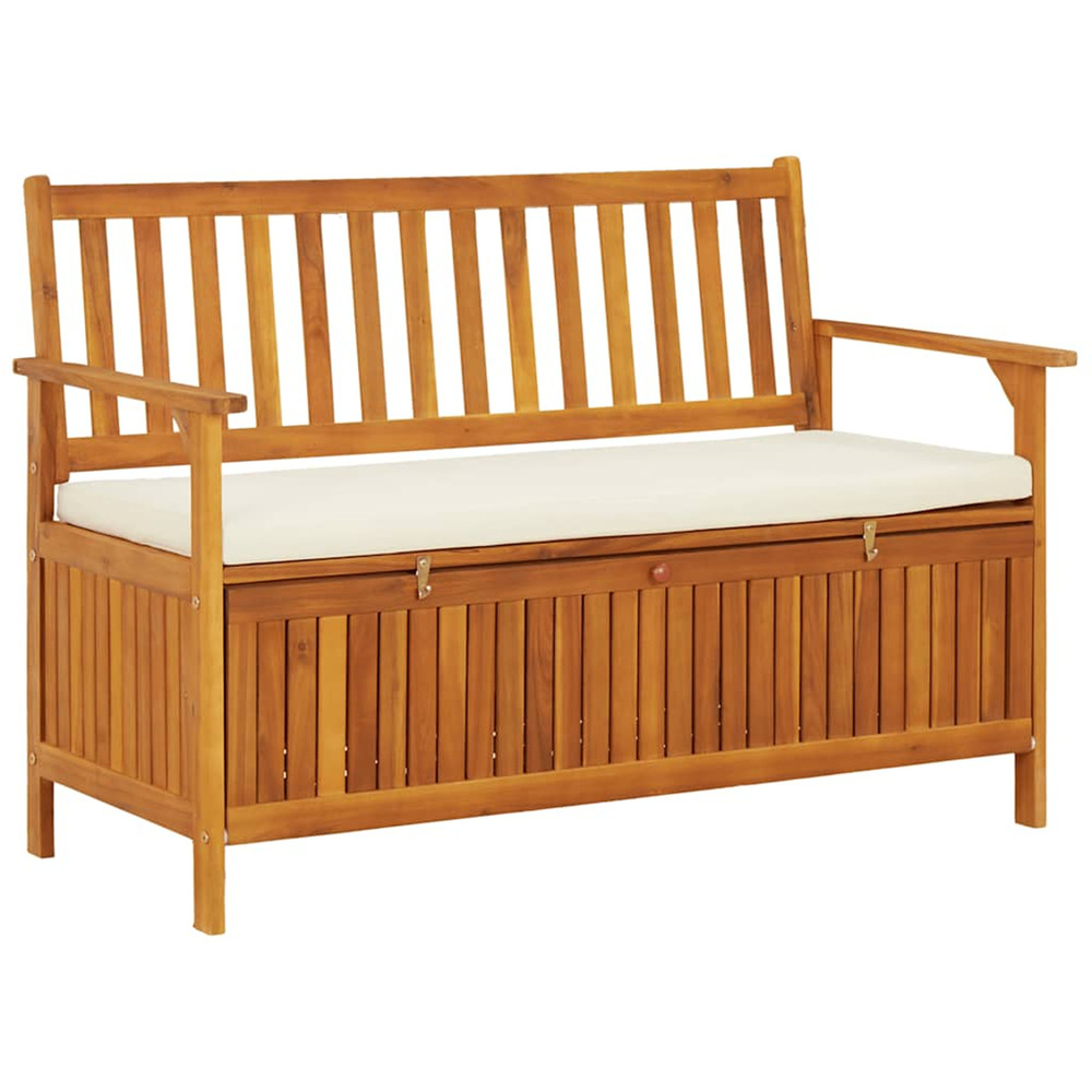 Banc de rangement de jardin Bois d'acacia