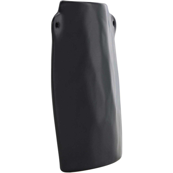 Vase en grès hie noir