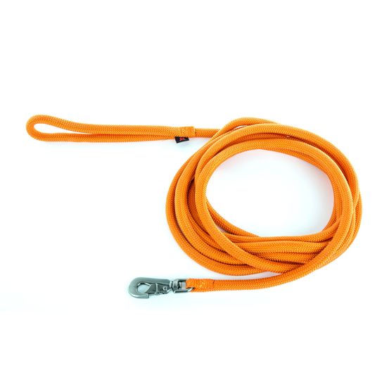 Martin sellier - laisse-longe pour chiens en nylon rond martin sellier - laisse avec mousqueton d'attache rapide