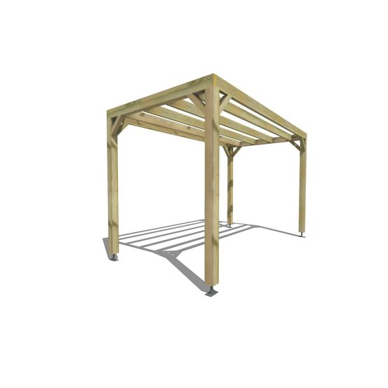 Pergola bois • 4m x 2m • indépendante • sens largeur • livraison comprise