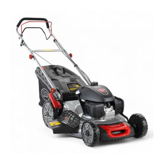 Tondeuse thermique tractée moteur honda gcv 170 cc, lame 51 cm - popster tlm051sm