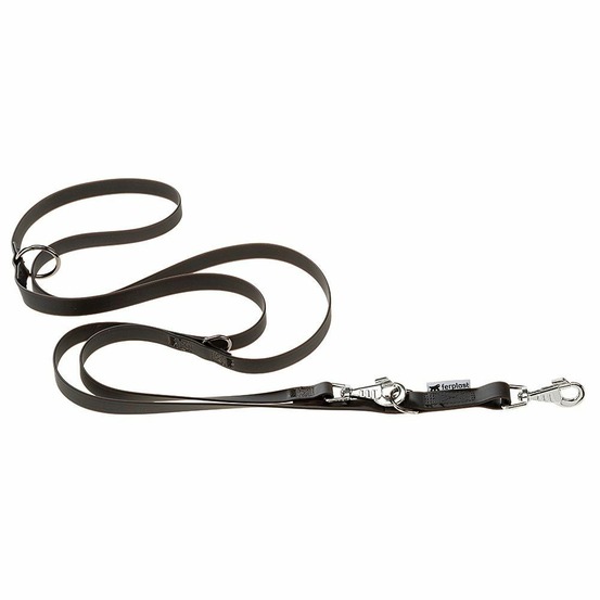 Laisse de dressage pour chiens evolution ga16/200 hypoallergénique, lavable, poignée rembourrée, noir