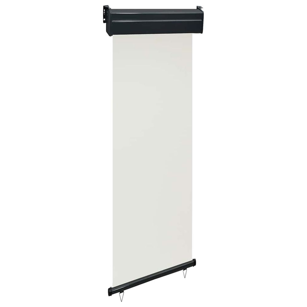 Auvent latéral de balcon 65x250 cm crème