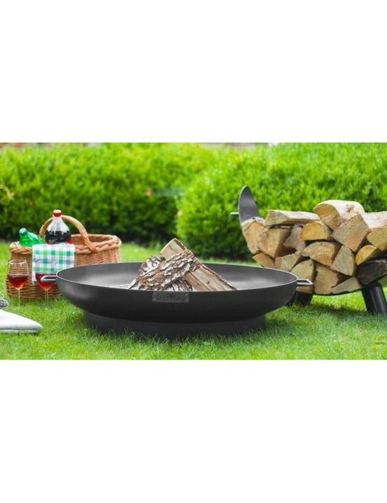 Brasero de jardin dubai en acier-braséro seul-ø 80cm--
