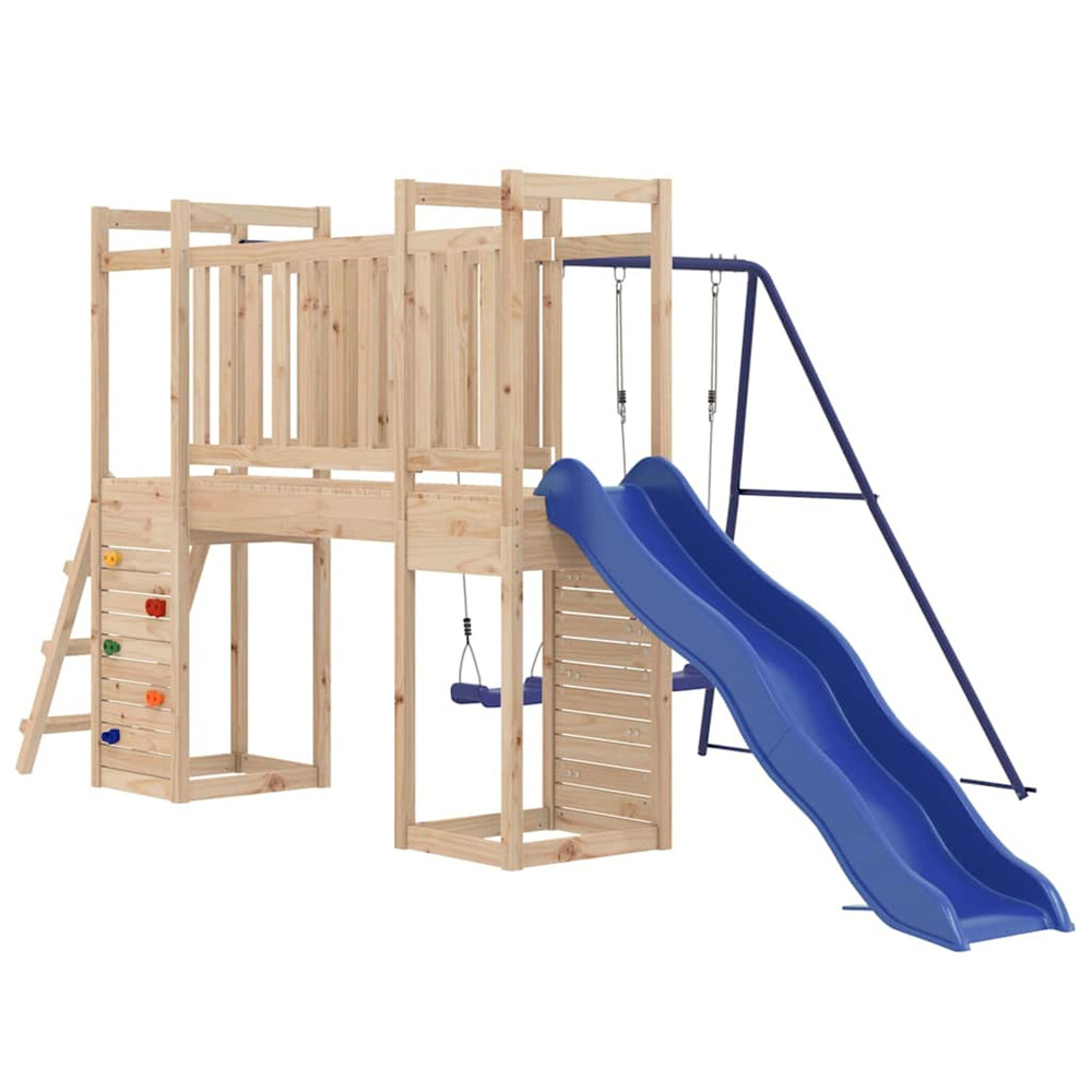 Aire de jeux d'extérieur bois de pin massif