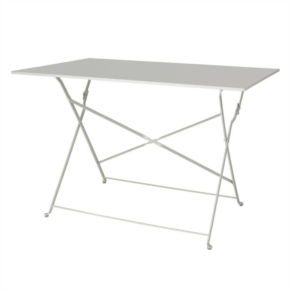 Table de terrasse pliable grise 1100 x 700 mm - bolero