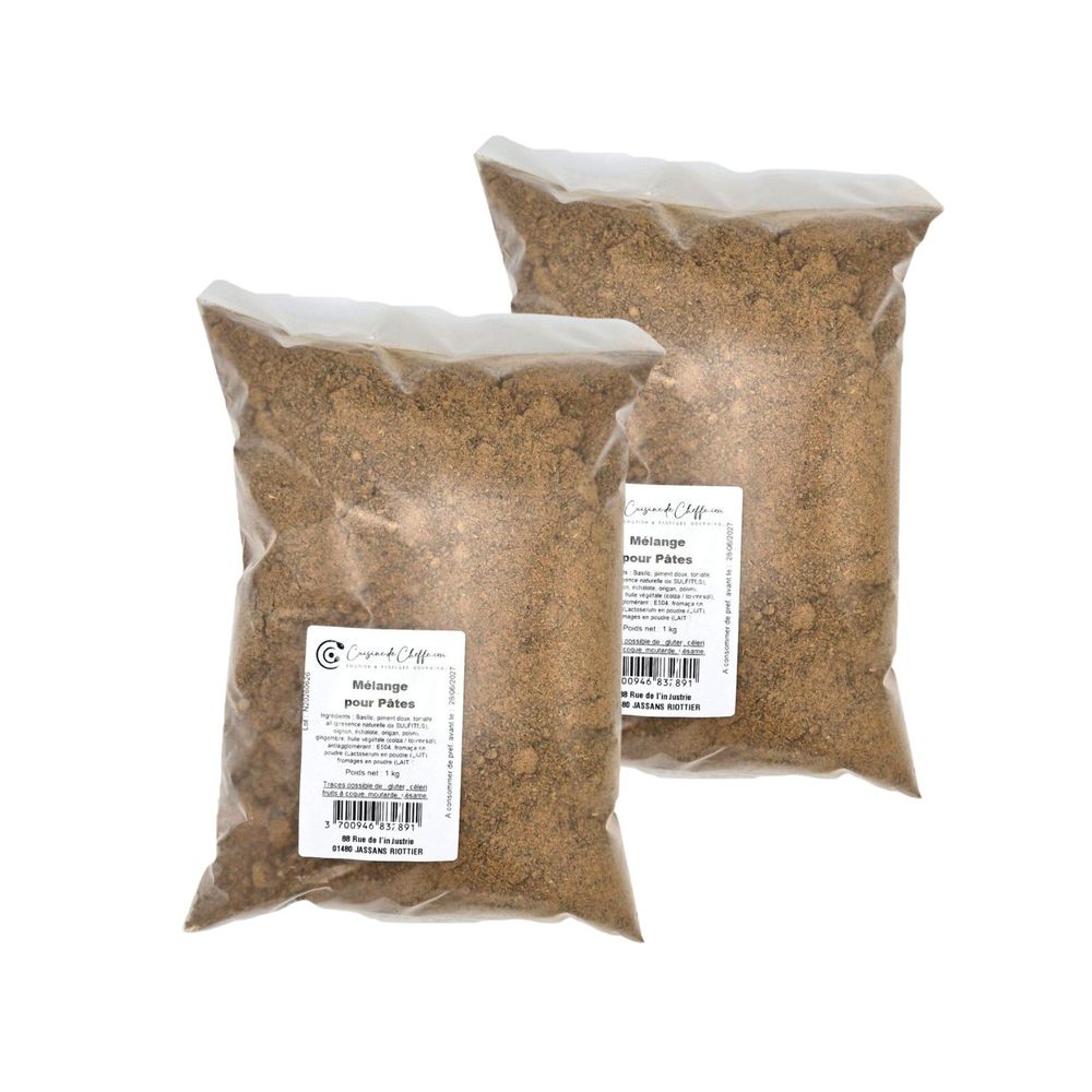 Mélange pour pâtes - cuisine de cheffe.com