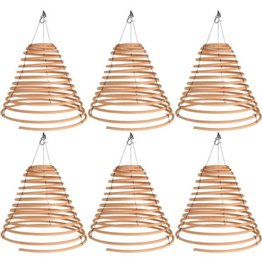Spirales de citronnelle à suspendre (lot de 6) l