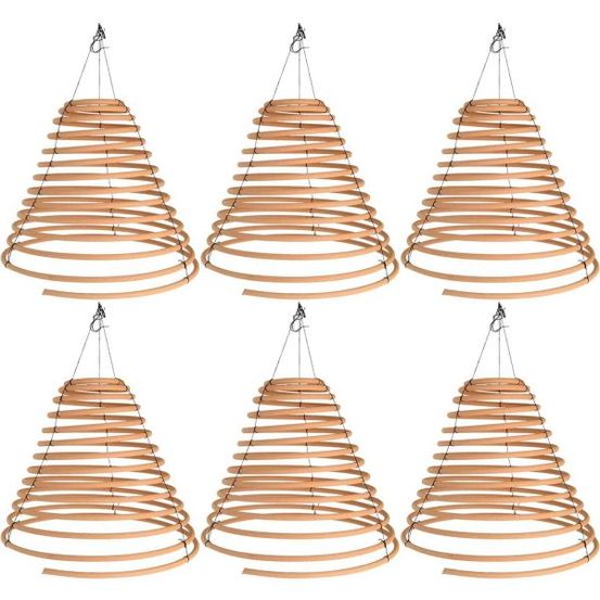 Spirales de citronnelle à suspendre (lot de 6) l