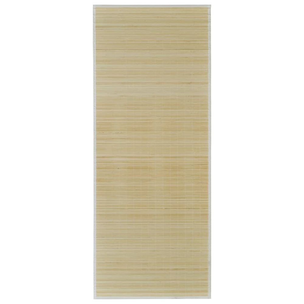 Tapis en bambou naturel Ã  latte 80x200cm