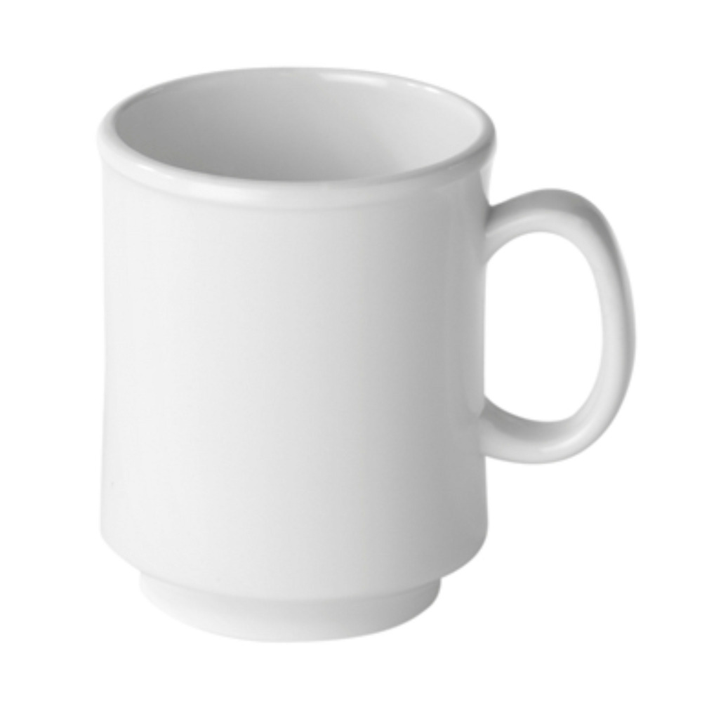 Tasse empilable blanche en mélamine ø 7,5 cm - pujadas