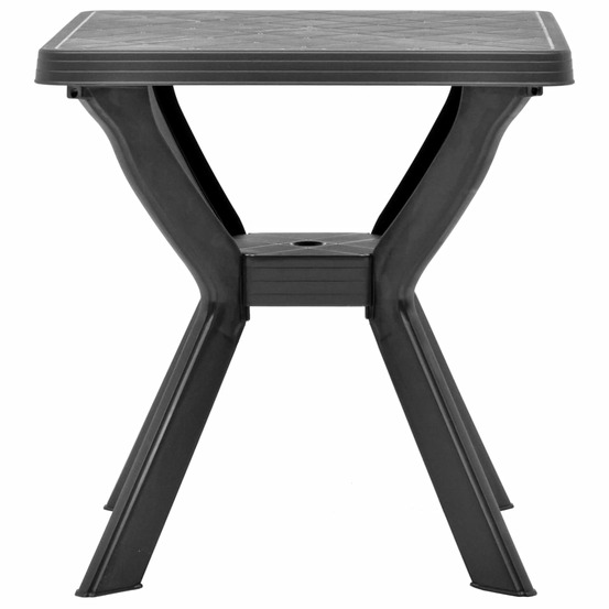Table de bistro anthracite 70x70x72 cm plastique